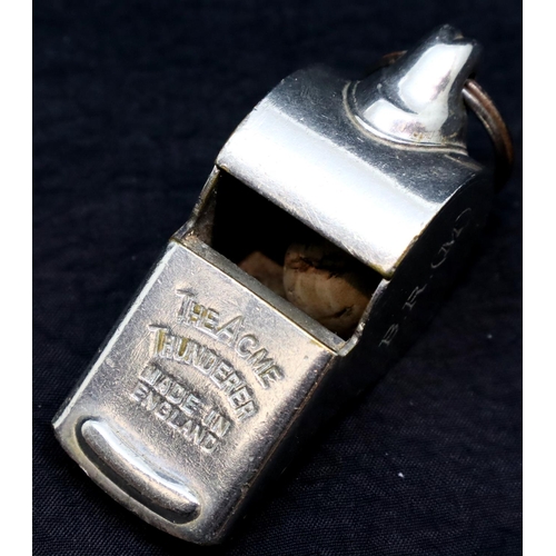 140 - British Railway Midlands region whistle, L: 6 cm. P&P Group 1 (£14+VAT for the first lot and £1+VAT ... 