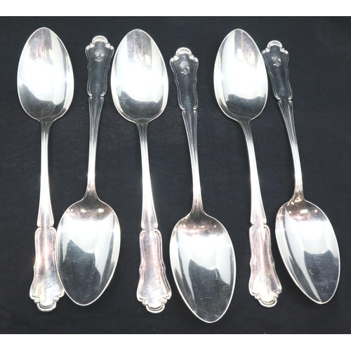 168 - Continental 800 silver spoons, combined 208g. P&P Group 1 (£14+VAT for the first lot and £1+VAT for ... 