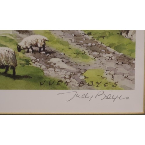 457 - Four framed Judy Boyes limited edition prints. Not available for in-house P&P, contact Paul O'Hea at... 