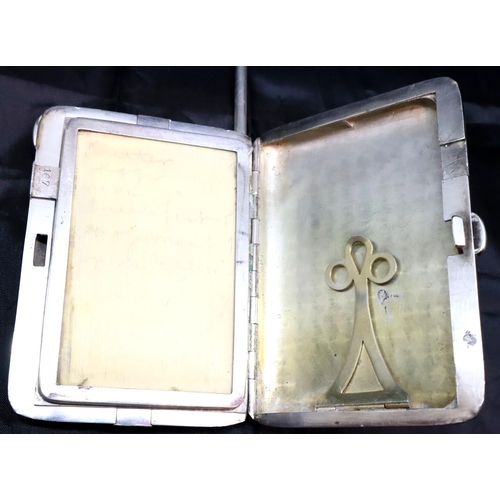 148 - Rare vintage American sterling silver gentlemans necessaire by R Blackinton & Co including two sprin... 