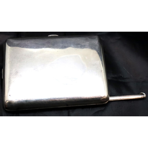 148 - Rare vintage American sterling silver gentlemans necessaire by R Blackinton & Co including two sprin... 