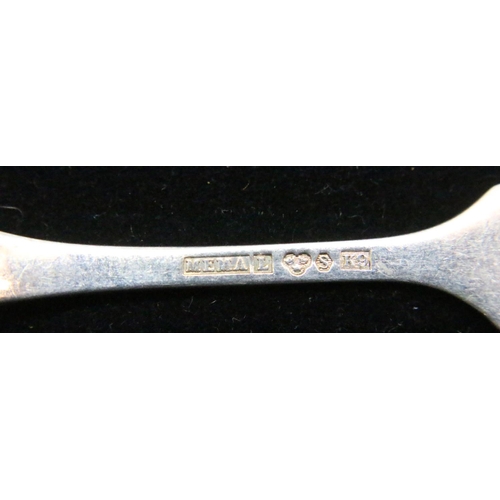 167 - Eight hallmarked silver spoons, combined 90g. P&P Group 1 (£14+VAT for the first lot and £1+VAT for ... 