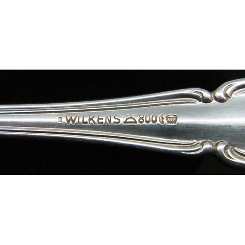 168 - Continental 800 silver spoons, combined 208g. P&P Group 1 (£14+VAT for the first lot and £1+VAT for ... 