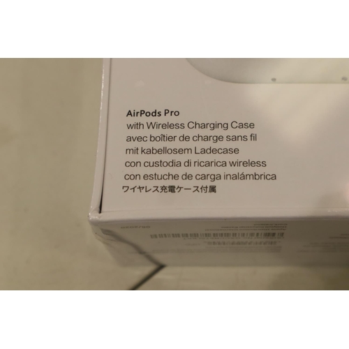 189A - Apple AirPods Pro new and sealed serial no. GXCCR6T5LKKT. ( in cabinet ). P&P Group 1 (£14+VAT for t... 