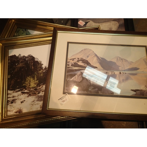 1420 - Selection of framed and glazed pictures and prints. Not available for in-house P&P, contact Paul O'H... 