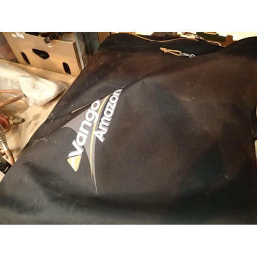 1566 - Vango Amazon 600 six man tent in carry case believed to be complete not checked. Not available for i... 