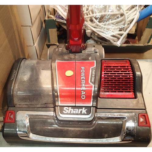 1572 - Shark powerhead hoover. Not available for in-house P&P, contact Paul O'Hea at Mailboxes on 01925 659... 