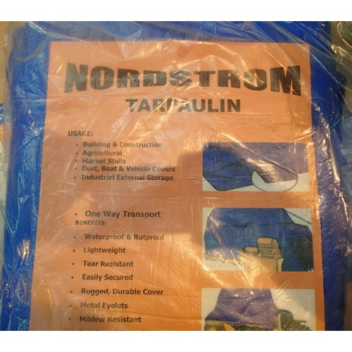 1614 - Nordstrom tarpaulin 27.2 x 5.2m. P&P Group 1 (£14+VAT for the first lot and £1+VAT for subsequent lo... 