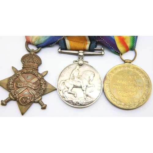 3225 - WWI medal pair and 1914-15 star to SZ-015360 CPL A Blake ASE. P&P Group 1 (£14+VAT for the first lot... 