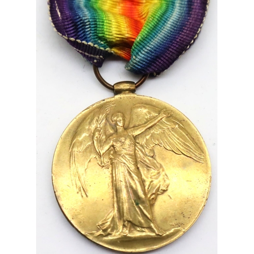 3226A - 63563 PTE J W LEADLEY L'POOL R, a British WWI Liverpool Regiment Victory medal. P&P Group 1 (£14+VAT... 