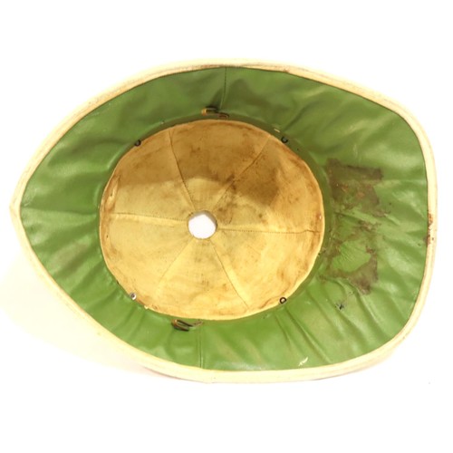 3075 - Three 19th / 20th century pith helmets for repair. P&P Group 2 (£18+VAT for the first lot and £3+VAT... 