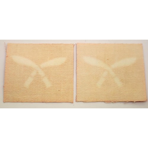 3099 - Indian Gurkha Division uniform patches (pair). P&P Group 1 (£14+VAT for the first lot and £1+VAT for... 