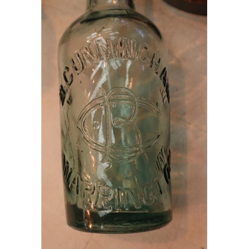 1245 - Collection of mixed antique glass bottles including codd bottles. Not available for in-house P&P, co... 