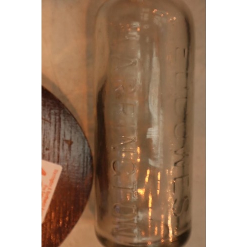 1245 - Collection of mixed antique glass bottles including codd bottles. Not available for in-house P&P, co... 