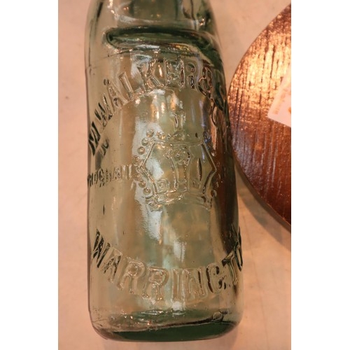 1245 - Collection of mixed antique glass bottles including codd bottles. Not available for in-house P&P, co... 