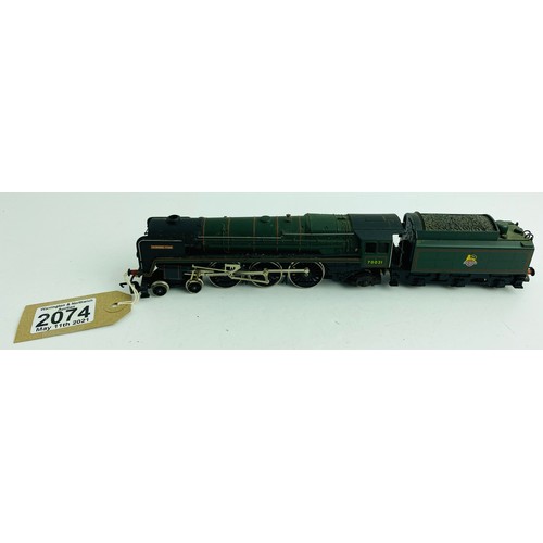 2074 - Hornby BR Morning Star Locomotive (Unboxed) Dusty, will require a clean P&P Group 1 (£14+VAT for the... 