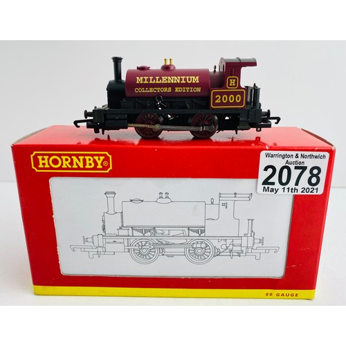 2078 - Hornby R2150 0-4-0ST 'Millenium' Loco As New  P&P Group 1 (£14+VAT for the first lot and £1+VAT for ... 