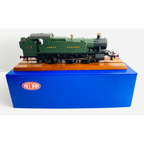 2094 - Heljan 'O' Gauge 6100 2-6-2T Large Prairie 6110 'Great Western' Green - New Ex Shop Stock - Detail P... 