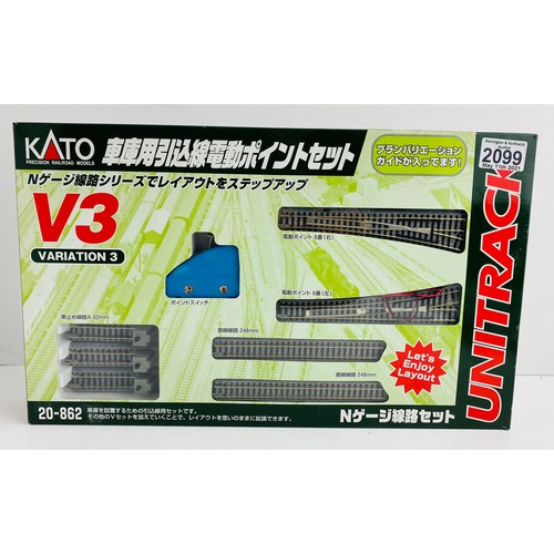 2099 - Kato V3 Track Pack - N Gauge - Contents Appear As New  P&P Group 1 (£14+VAT for the first lot and £1... 