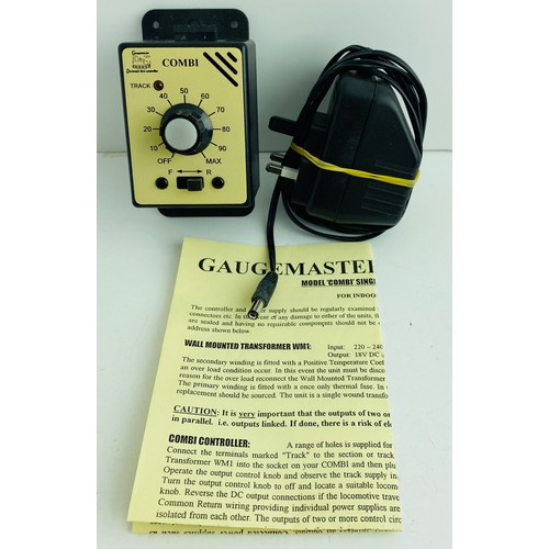 2133 - Gaugemaster Combi Controller / Transformer (Analogue) Unboxed with Instruction Sheet P&P Group 1 (£1... 