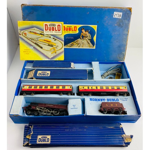 2138 - Hornby Dublo 3-Rail Train Set - with Duchess of Atholl Loco & Assorted Rolling Stock - Contents rema... 