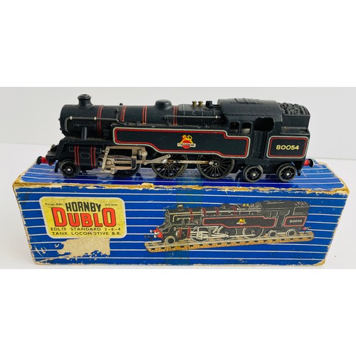 2140 - Hornby Dublo 2-Rail 2-6-4 Tank Locomotive (in very good cosmetic condition) Box is tired, with split... 