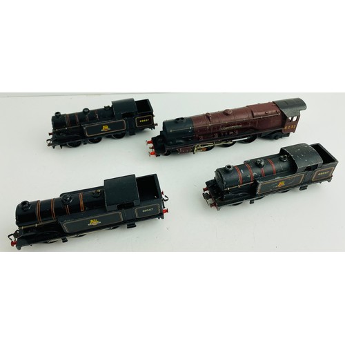 2141 - 4x Hornby Dublo Diecast Locomotives - 1x Lacking Tender - See Picture  P&P Group 1 (£14+VAT for the ... 