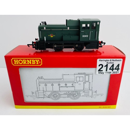 2144 - Hornby R2188 Class 06 D2412 Shunter BR Green (Boxed) Loco appears New  P&P Group 1 (£14+VAT for the ... 