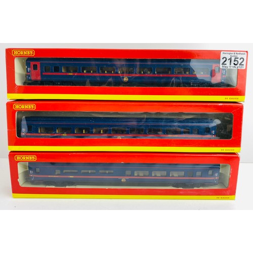 2152 - 3x Hornby GNER Mk4 Coaches - All Boxed, however 1x lacking inner packaging  P&P Group 1 (£14+VAT for... 