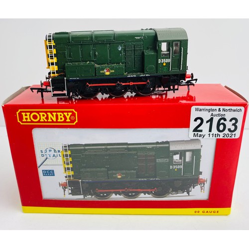 2163 - Hornby BR D3509 Class 08 Shunter - Lacking Detail Pack & Instructions -  P&P Group 1 (£14+VAT for th... 