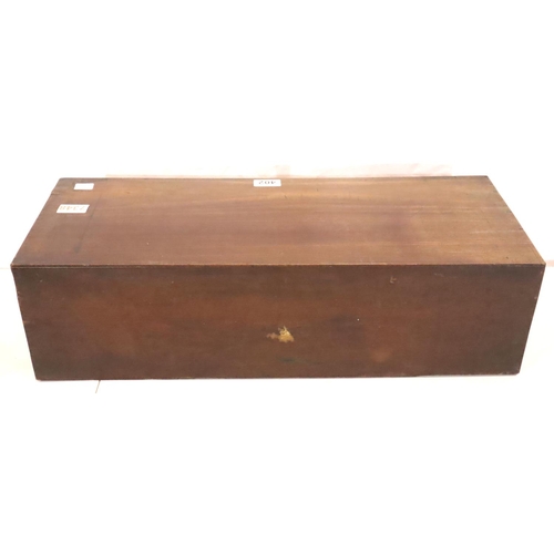 402 - Victorian mahogany sewing box with eight front and two side drawers, 62 x 27 x 17 cm H. Not availabl... 