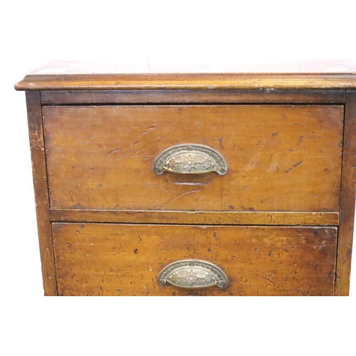 416 - An early 20th Century mahogany flight of six drawers 50 x 44 x 112 cm H, believed to have been from ... 