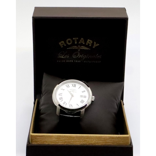 62 - Gents new old stock boxed Rotary wristwatch. P&P Group 1 (£14+VAT for the first lot and £1+VAT for s... 