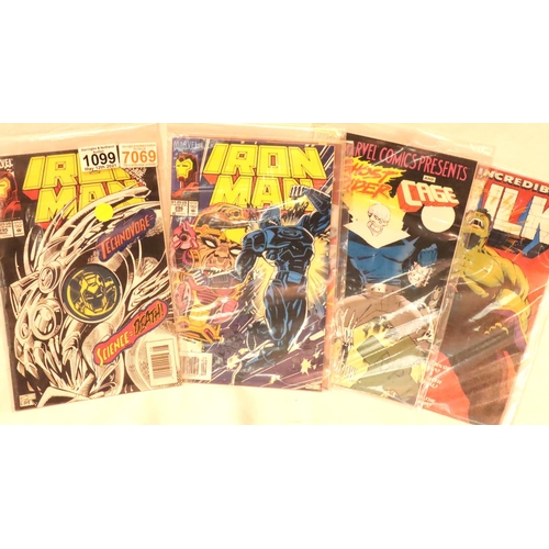 1099 - Selection of Marvel comics including Hulk and Iron Man. P&P Group 1 (£14+VAT for the first lot and £... 