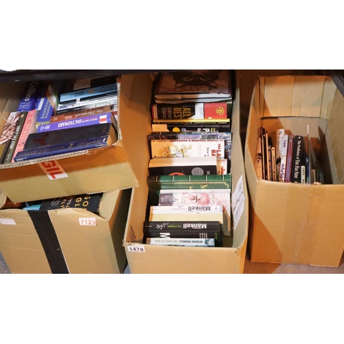 1478 - Selection of hardback and paperback books. Not available for in-house P&P, contact Paul O'Hea at Mai... 