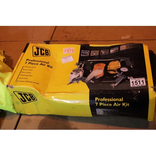 1511 - JCB new old stock Professional seven piece air kit. Not available for in-house P&P, contact Paul O'H... 