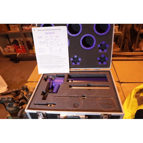 1513 - Two cases of multi swivel dry drilling sets, MDVV/MS 1700-1900. Not available for in-house P&P, cont... 