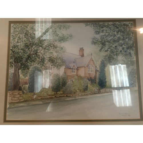 1174A - Framed Frank Atkinson watercolour 30 x 40 cm. Not available for in-house P&P, contact Paul O'Hea at ... 