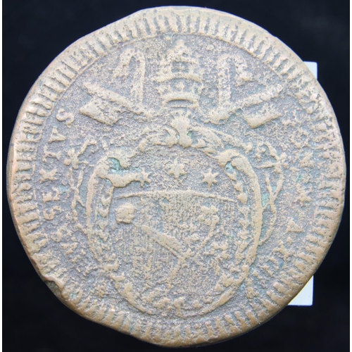 3011 - 18th Century - Papal states Baiocchi. P&P Group 1 (£14+VAT for the first lot and £1+VAT for subseque... 