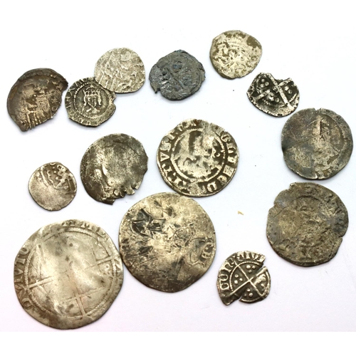 3065 - Collection of English Silver Hammered coins found in Yorkshire. P&P Group 1 (£14+VAT for the first l... 