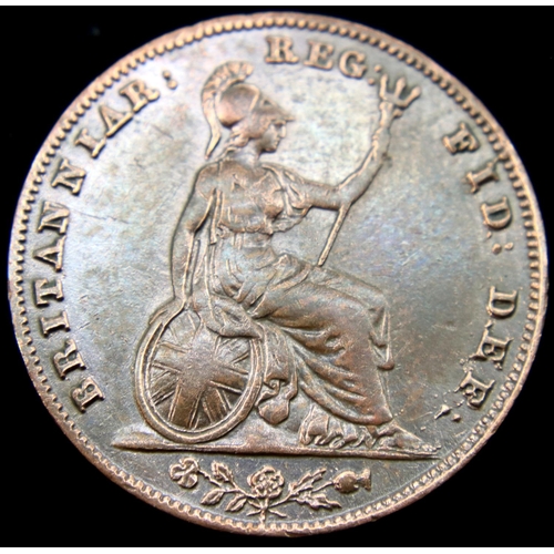 3079 - 1858 - Copper Farthing of Queen Victoria. P&P Group 1 (£14+VAT for the first lot and £1+VAT for subs... 