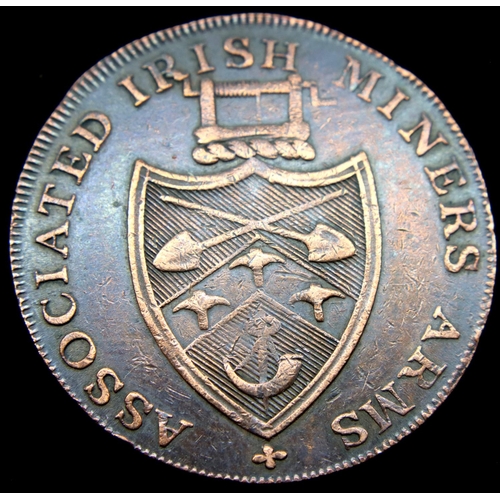 3080 - 1789 - Irish Mining association Token. P&P Group 1 (£14+VAT for the first lot and £1+VAT for subsequ... 