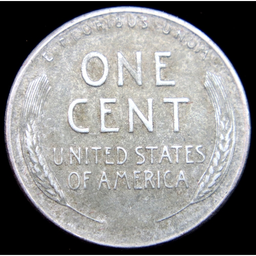 3095 - 1943 - USA Steel 1 cent. P&P Group 1 (£14+VAT for the first lot and £1+VAT for subsequent lots)