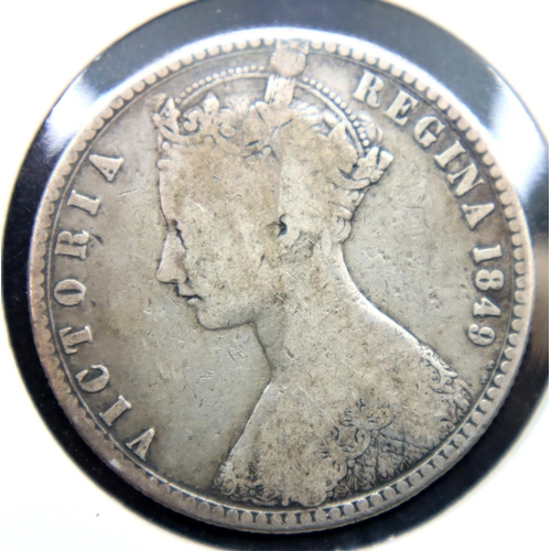 3134 - An 1849 silver florin of Queen Victoria, gothic head. P&P Group 1 (£14+VAT for the first lot and £1+... 