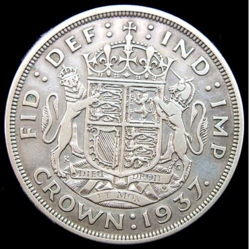 3139 - 1937 silver crown of George VI. P&P Group 1 (£14+VAT for the first lot and £1+VAT for subsequent lot... 