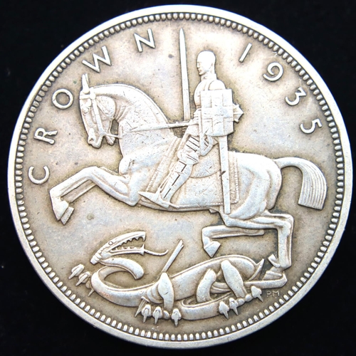 3141 - 1935 silver crown of George V. P&P Group 1 (£14+VAT for the first lot and £1+VAT for subsequent lots... 