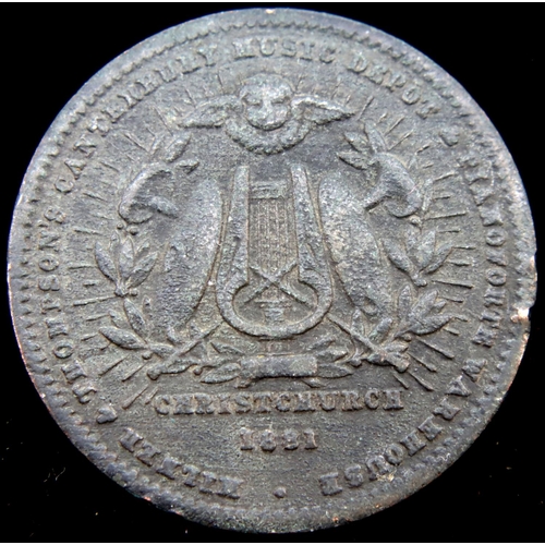 3172 - An 1883 New Zealand Maori coin. P&P Group 1 (£14+VAT for the first lot and £1+VAT for subsequent lot... 