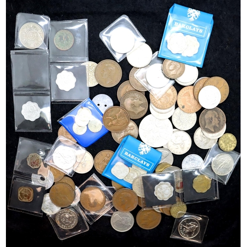 3173 - Collection of mixed UK and world coinage. P&P Group 1 (£14+VAT for the first lot and £1+VAT for subs... 