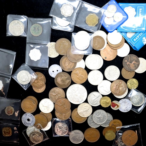 3173 - Collection of mixed UK and world coinage. P&P Group 1 (£14+VAT for the first lot and £1+VAT for subs... 