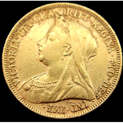 3196 - Victoria 1894 full sovereign, Sydney mint, 8.0g. P&P Group 1 (£14+VAT for the first lot and £1+VAT f... 